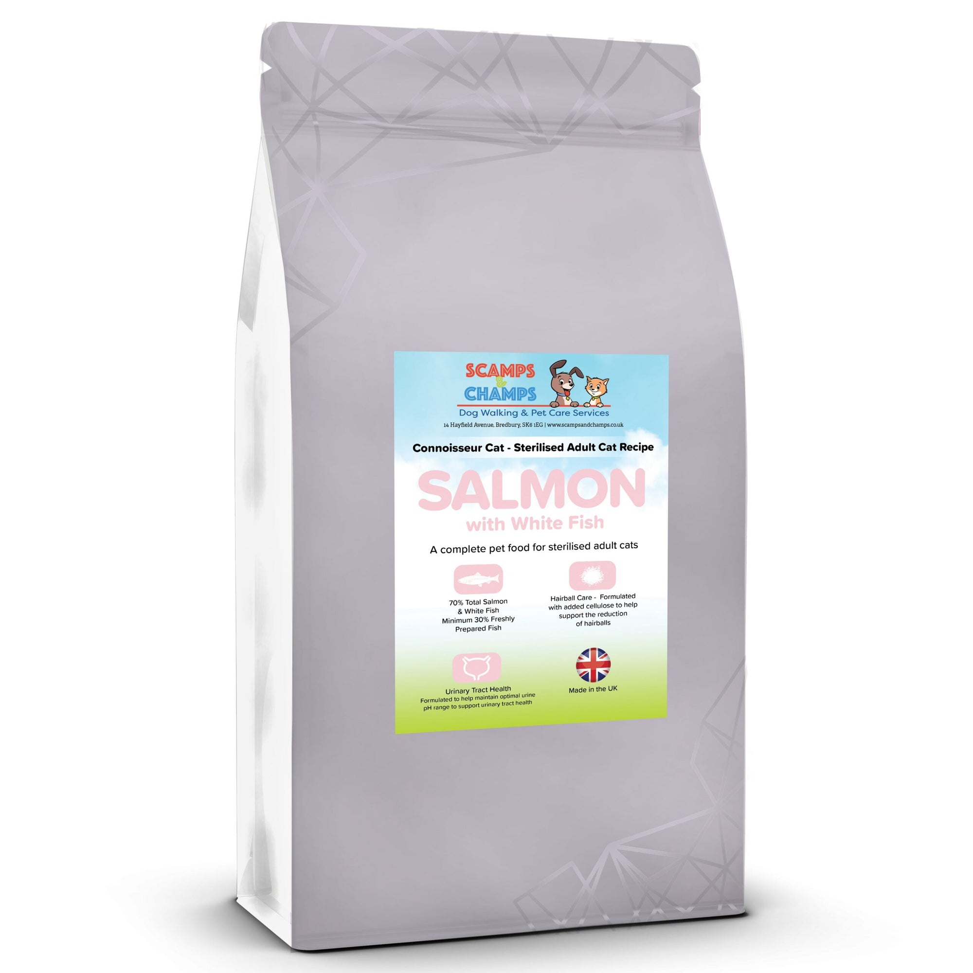Connosisseur Cat Range - Salmon With White Fish - Sterilised Adult Cat