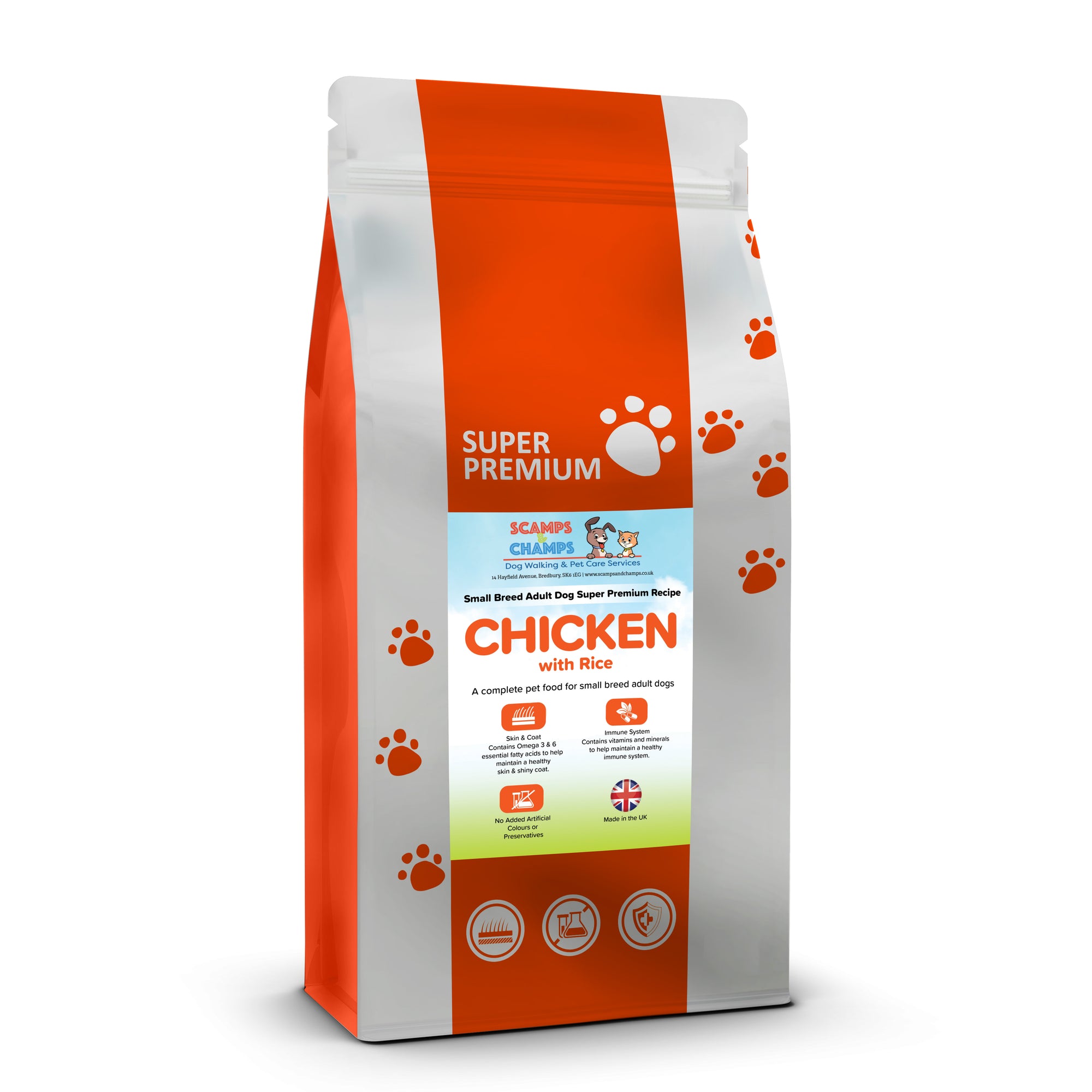 Super Premium Small Breed Adult Dog Food With Chicken & Rice