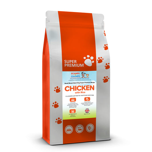Super Premium Small Breed Adult Dog Food With Chicken & Rice
