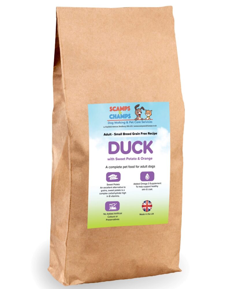 Small Breed Grain Free Duck with Sweet Potato & Orange