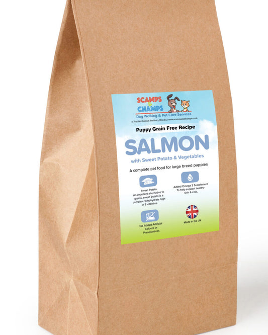 Puppy Large Breed - Salmon with Sweet Potato & Vegetables