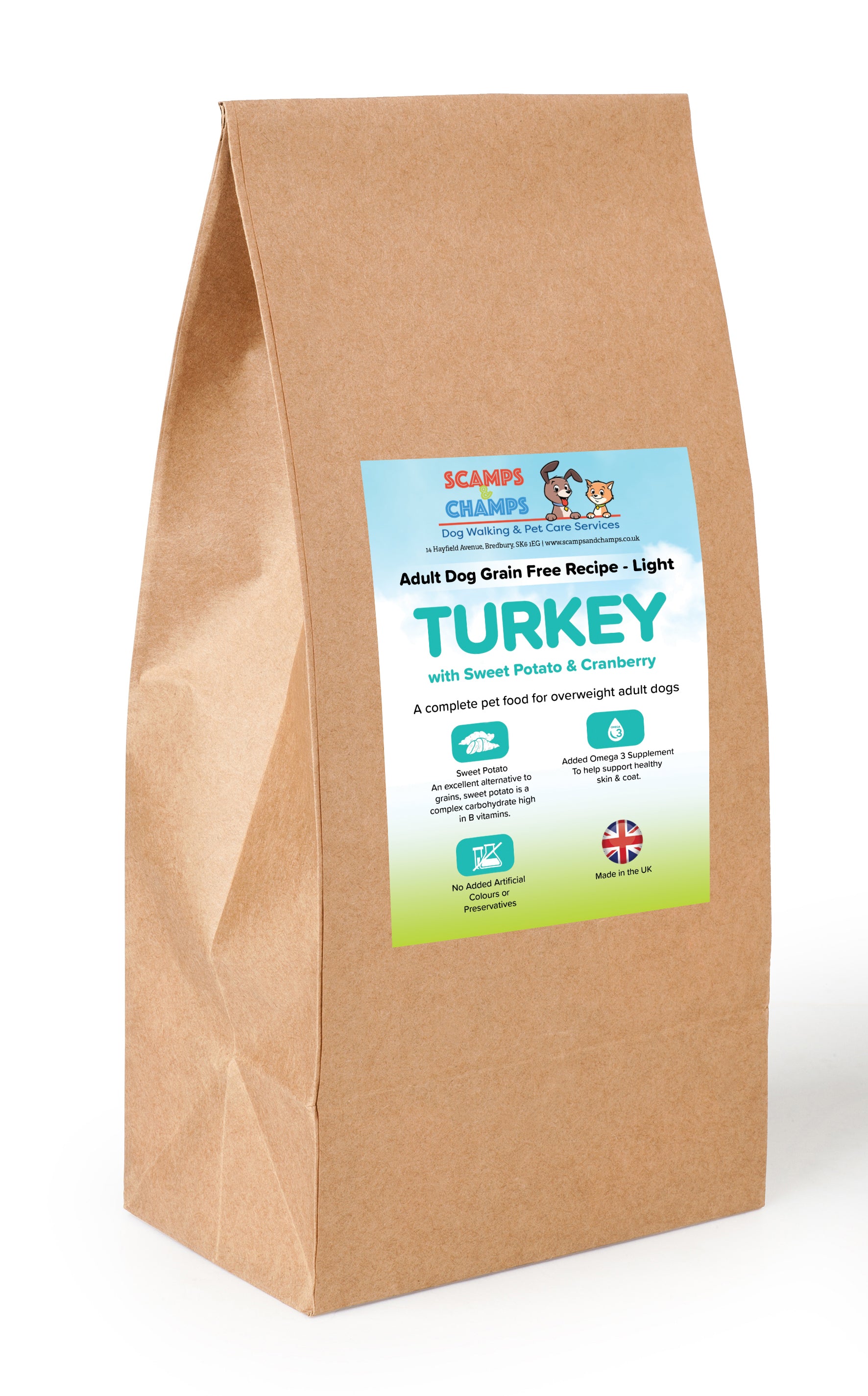 Large Breed Grain Free Turkey with Sweet Potato & Cranberry
