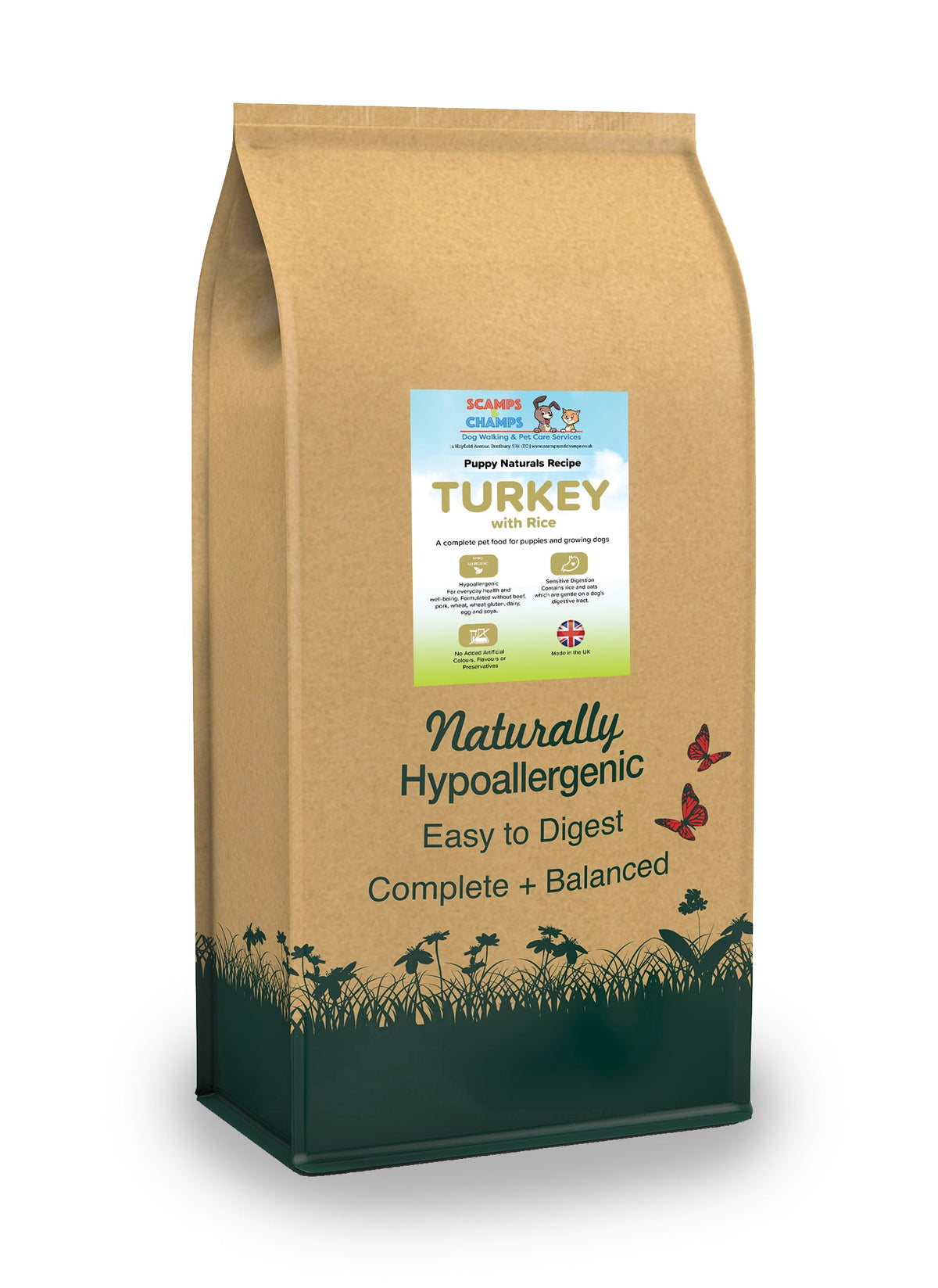 Goodness Grains Hypoallergenic Puppy Food Turkey With Rice