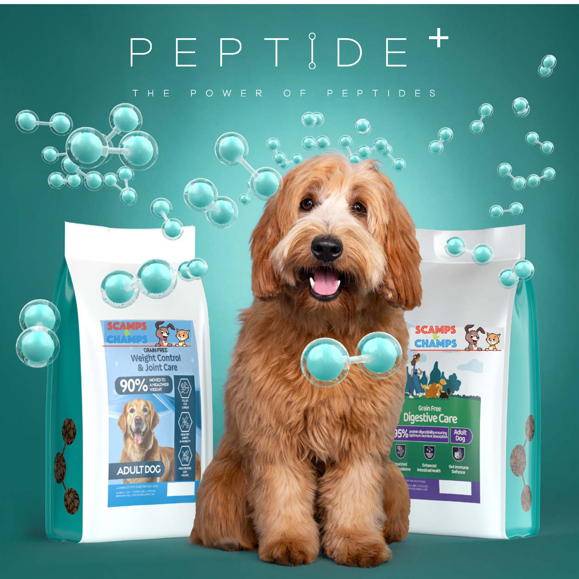 Peptide+ Skin & Coat Care – Nourishment for Healthy Skin & a Radiant Coat Adult Hypoallergenic Dog Food