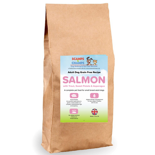 Small Breed Grain Free Salmon with Trout, Sweet Potato & Asparagus